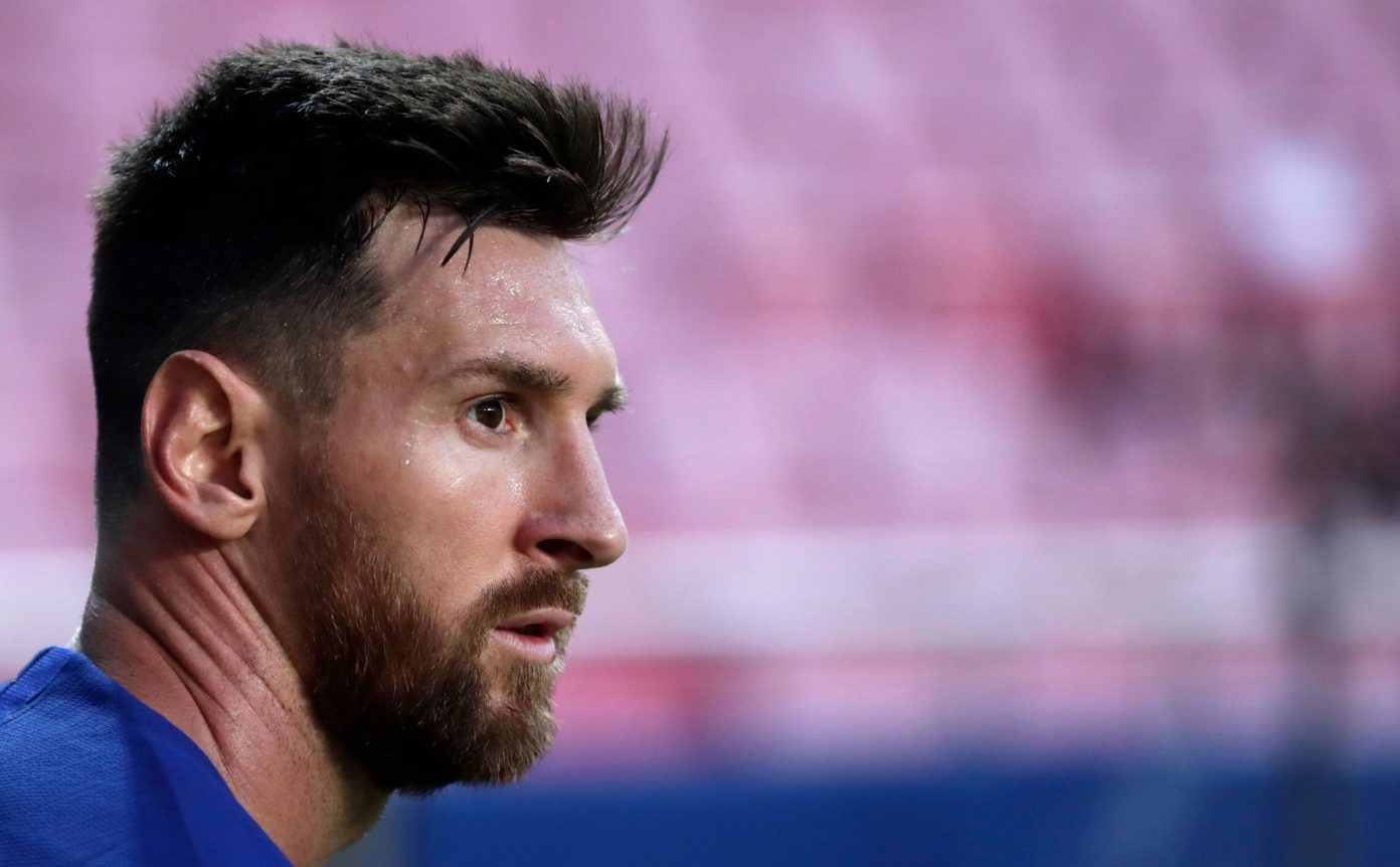 Laliga Lionel Messi Forced To Leave His Award Behind At Barcelona
