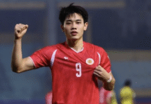 Dinh Bac he was fined $1,000 and banned from playing for two matches by the AFC Dinh Bac