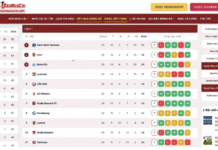 Update Ligue 1 standings latest in each match Ligue 1 standings