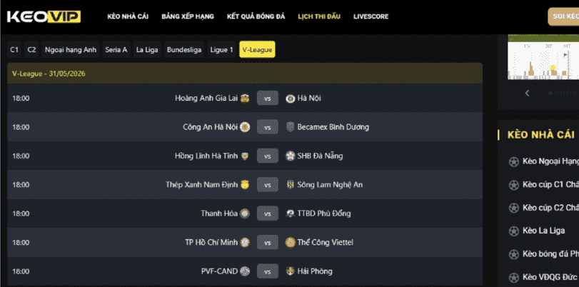 Live football